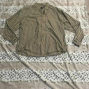 Men’s Arrow Plaid Button Down Shirt